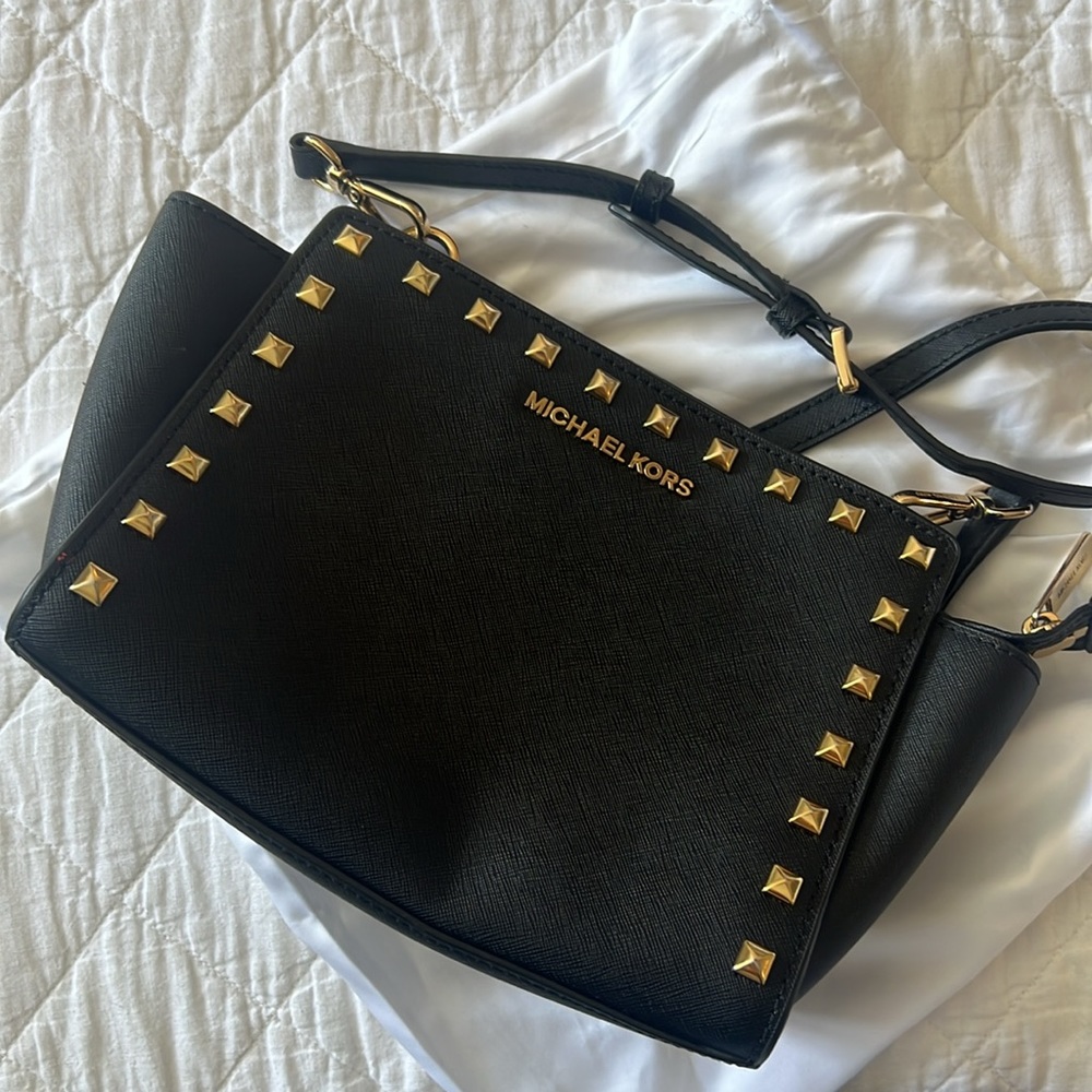 Micheal Kors studded cross body